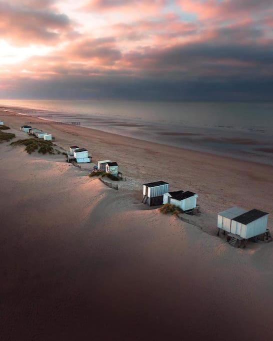 Duplex Calais Nord A 2 Pas De La Plage Extérieur photo